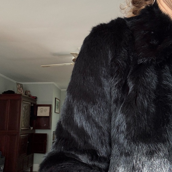 Armani Bunny and Leather Jacket - Picture 9 of 11